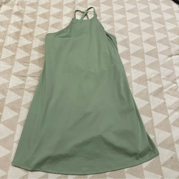 madewell 2.0 flex fitness dress gatehouse green nwot - Picture 4 of 7